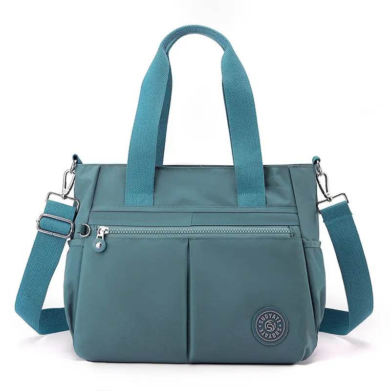 2024 Grey Nylon Tote Bag for Women Shoulder Crossbody - Image 3