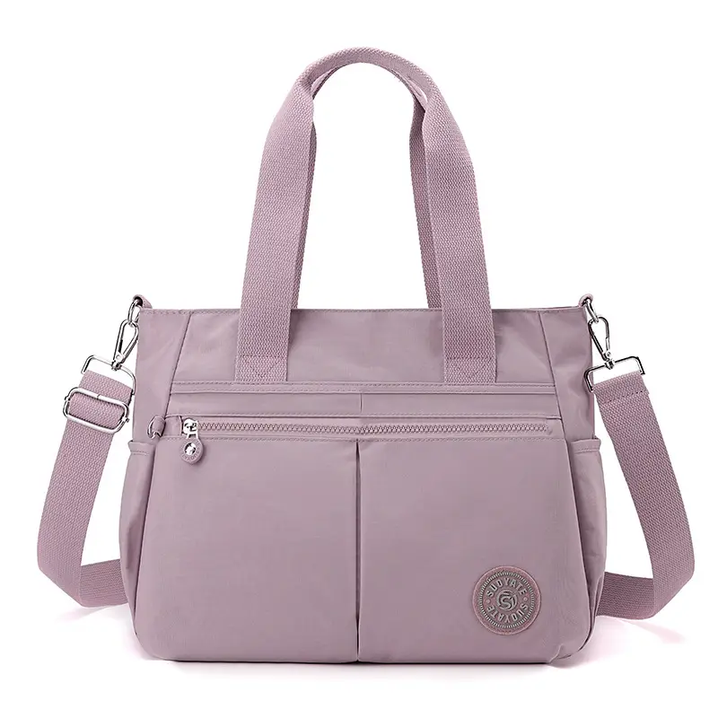 2024 Grey Nylon Tote Bag for Women Shoulder Crossbody - Image 4