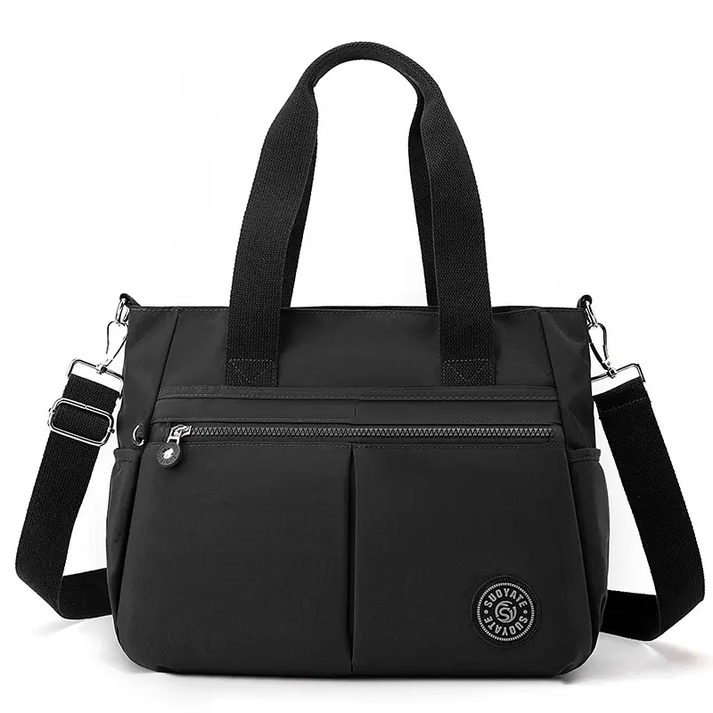 2024 Grey Nylon Tote Bag for Women Shoulder Crossbody - Image 5