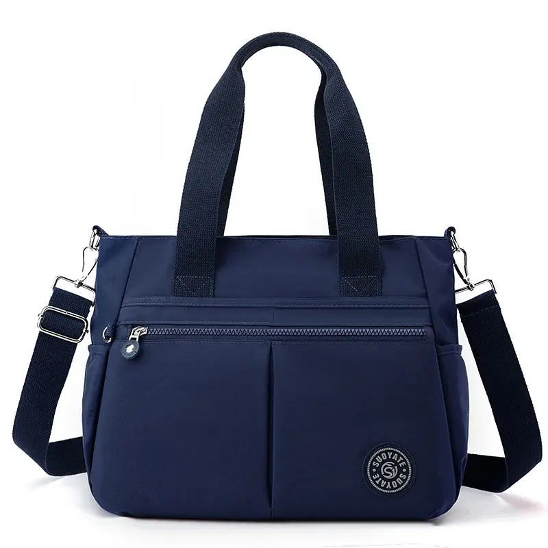 2024 Grey Nylon Tote Bag for Women Shoulder Crossbody - Image 6