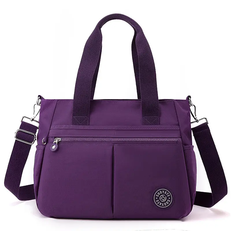 2024 Grey Nylon Tote Bag for Women Shoulder Crossbody - Image 7