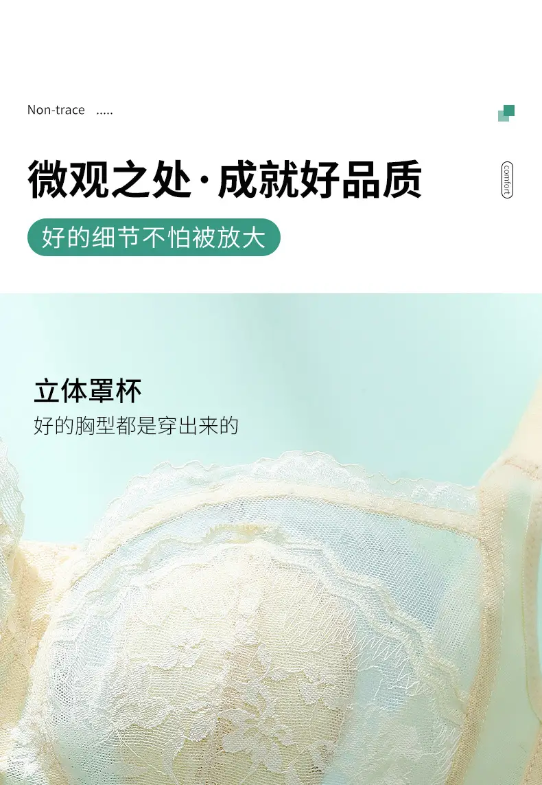 Black Lace Anti-Sagging Bra for Women — feature 14