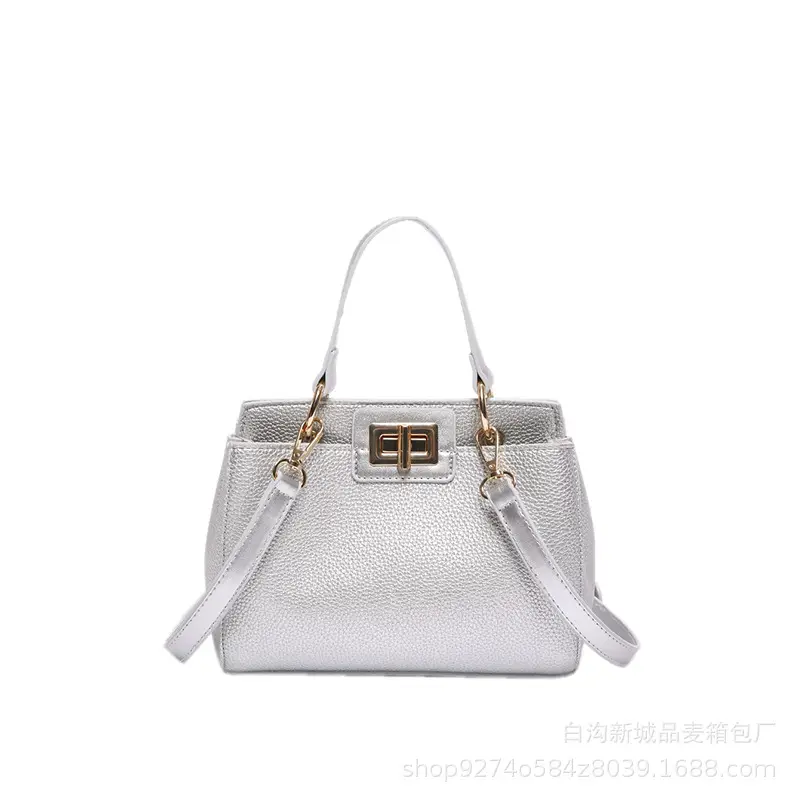 Silver French Style Shoulder Bag for Women 2026 - Image 9