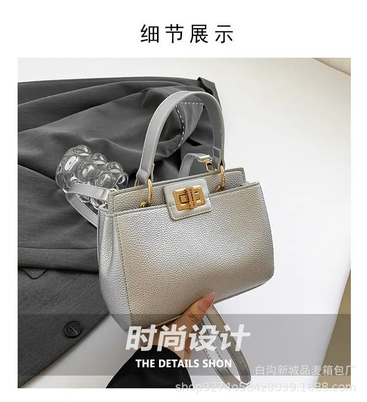 Silver French Style Shoulder Bag for Women 2026 — feature 3