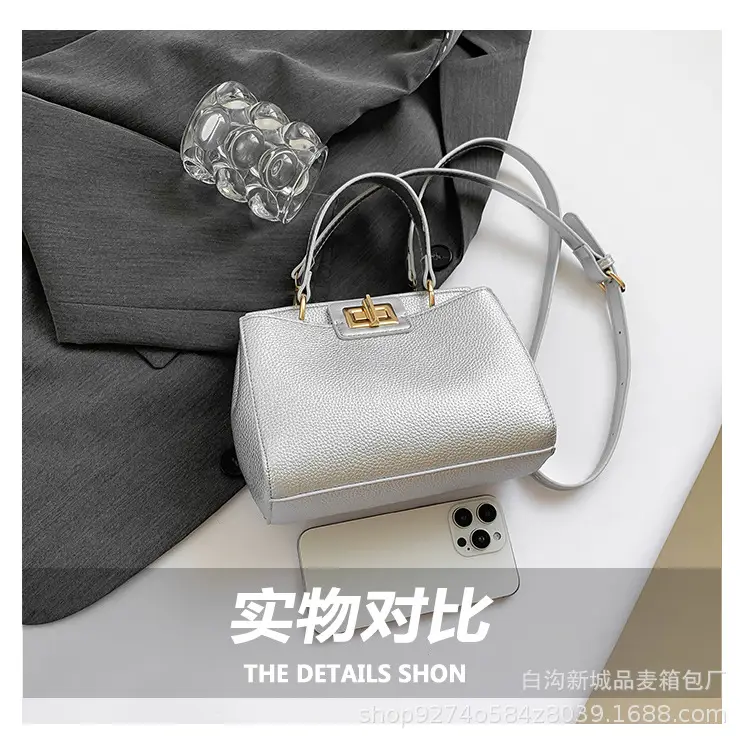 Silver French Style Shoulder Bag for Women 2026 — feature 6