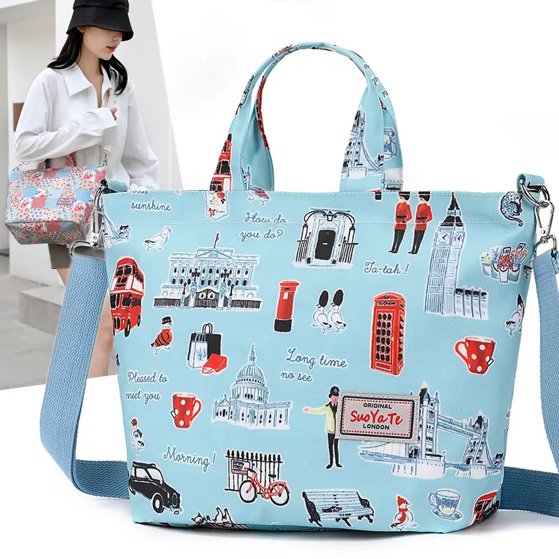 2024 Printed Nylon Shoulder Bag for Women - Image 9