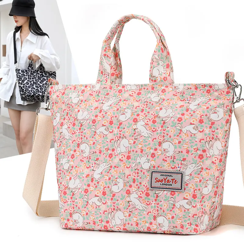 2024 Printed Nylon Shoulder Bag for Women - Image 11