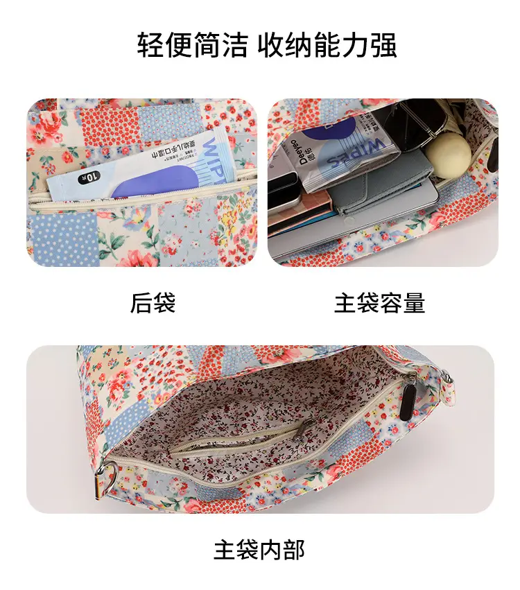 2024 Printed Nylon Shoulder Bag for Women — feature 15