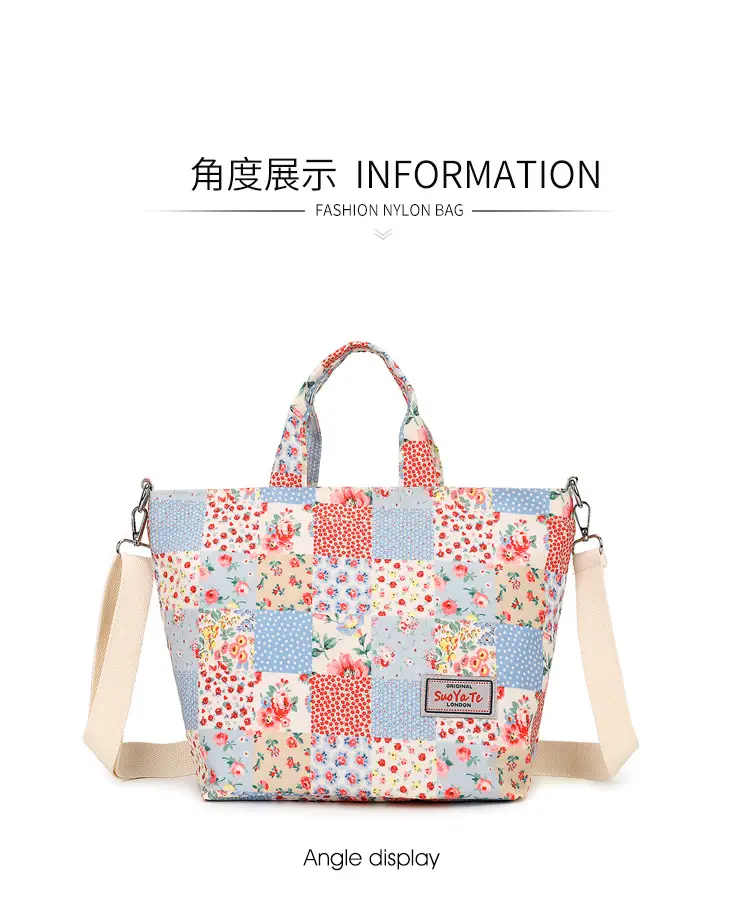 2024 Printed Nylon Shoulder Bag for Women — feature 8