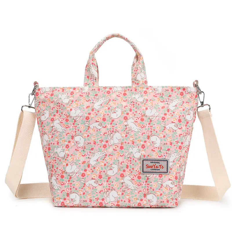 2024 Printed Nylon Shoulder Bag for Women - Image 5