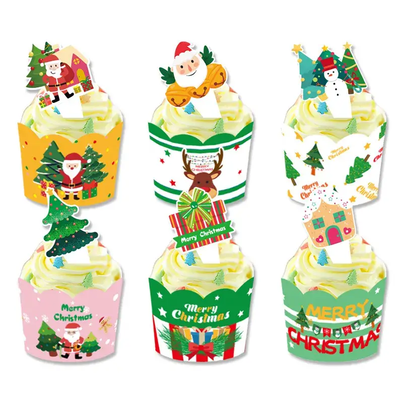 Christmas Holiday Decorations Set of 6 - Image 2