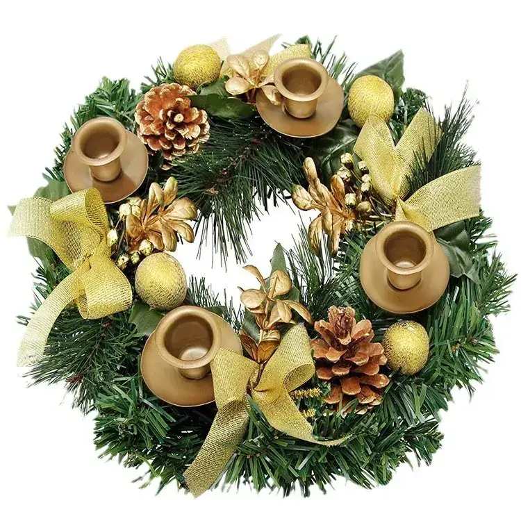 Factory Direct Christmas Candlestick Garland Rattan Decor - Image 15