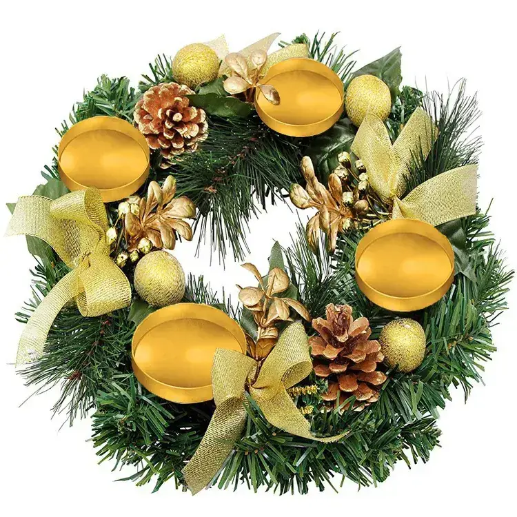 Factory Direct Christmas Candlestick Garland Rattan Decor - Image 10