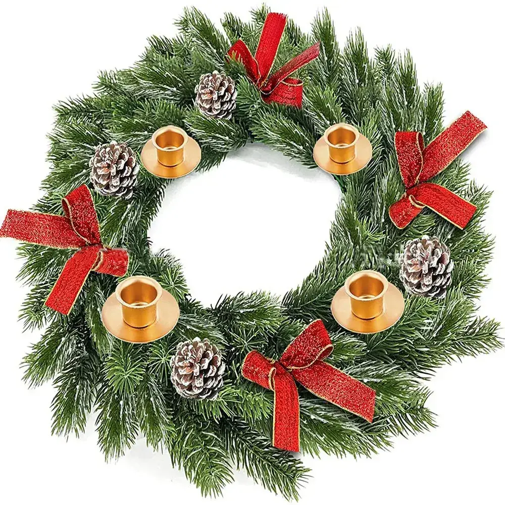 Factory Direct Christmas Candlestick Garland Rattan Decor - Image 13