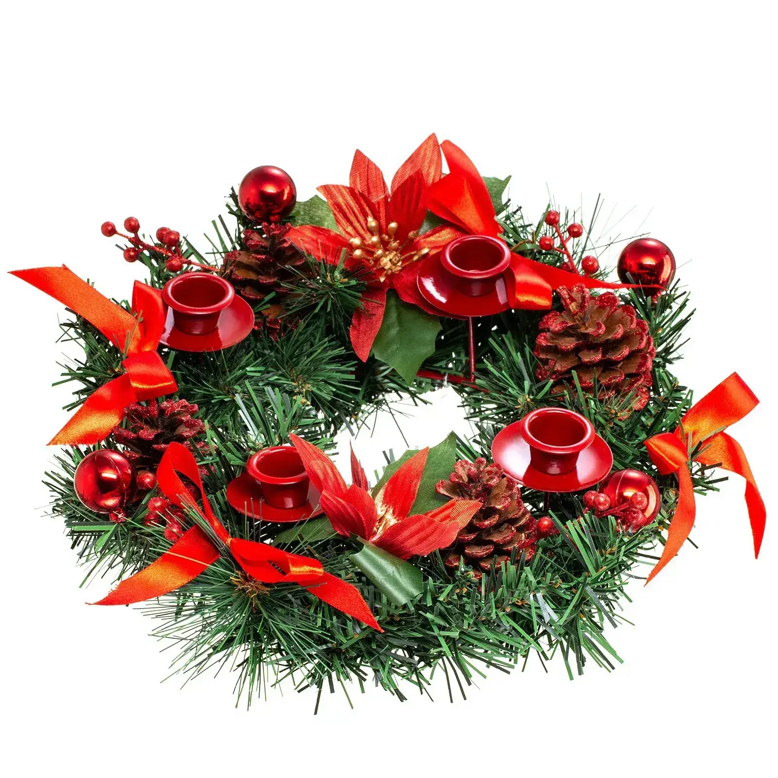 Factory Direct Christmas Candlestick Garland Rattan Decor - Image 5