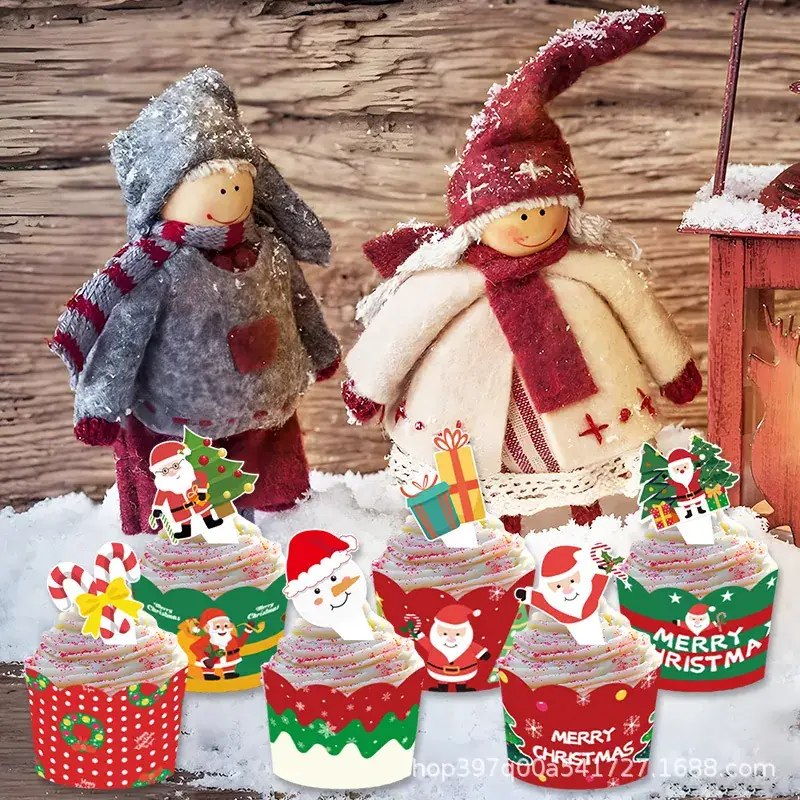 Christmas Paper Cup Decorations for Party Decoration