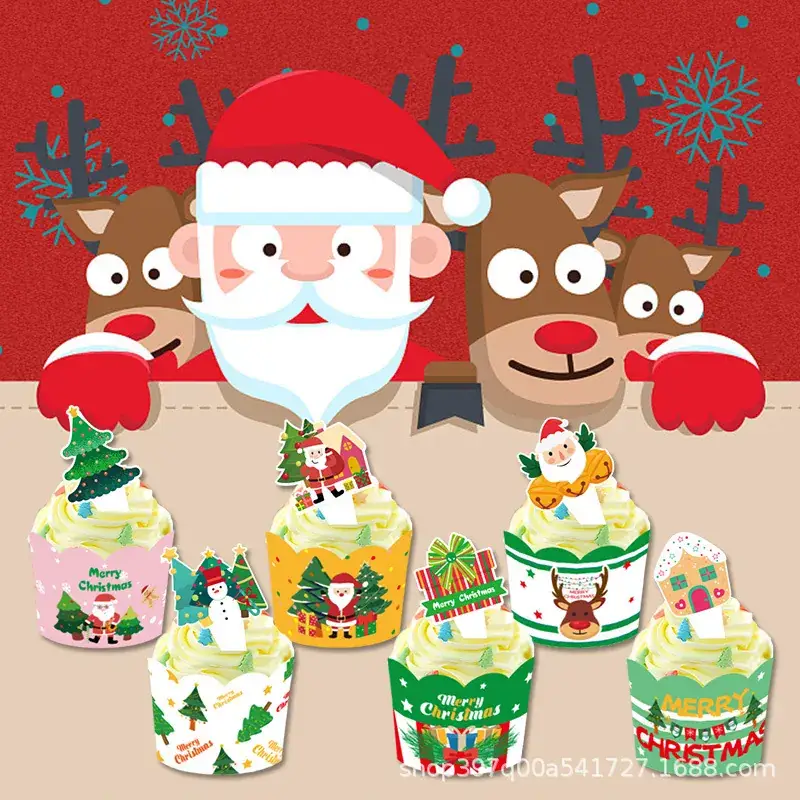 Christmas Paper Cup Decorations for Party Decoration