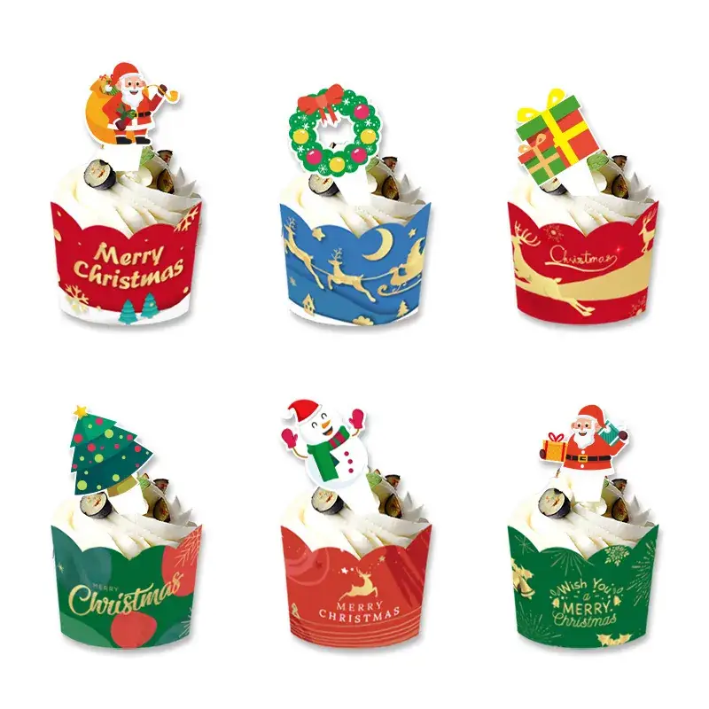 Christmas Paper Cup Decorations for Party Decoration