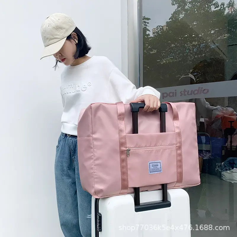Pink Travel Storage Bag for Luggage & Office Use - Image 7