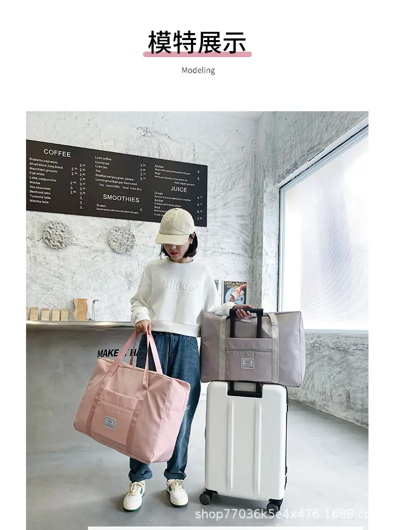 Pink Travel Storage Bag for Luggage & Office Use — feature 8
