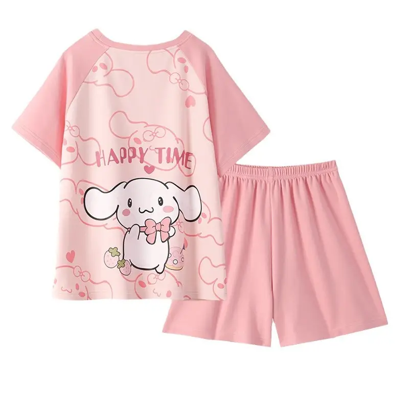 Girls Cotton Pajamas Summer 2024 Medium Large - Image 16