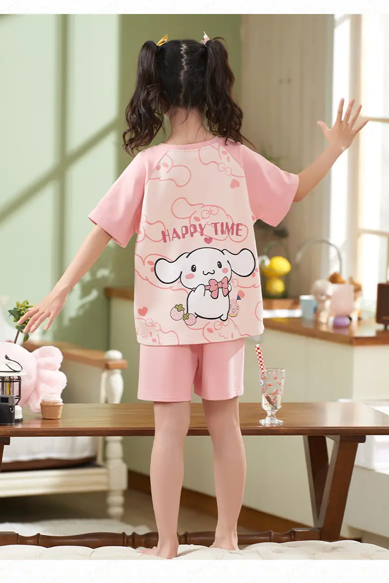 Girls Cotton Pajamas Summer 2024 Medium Large — feature 9