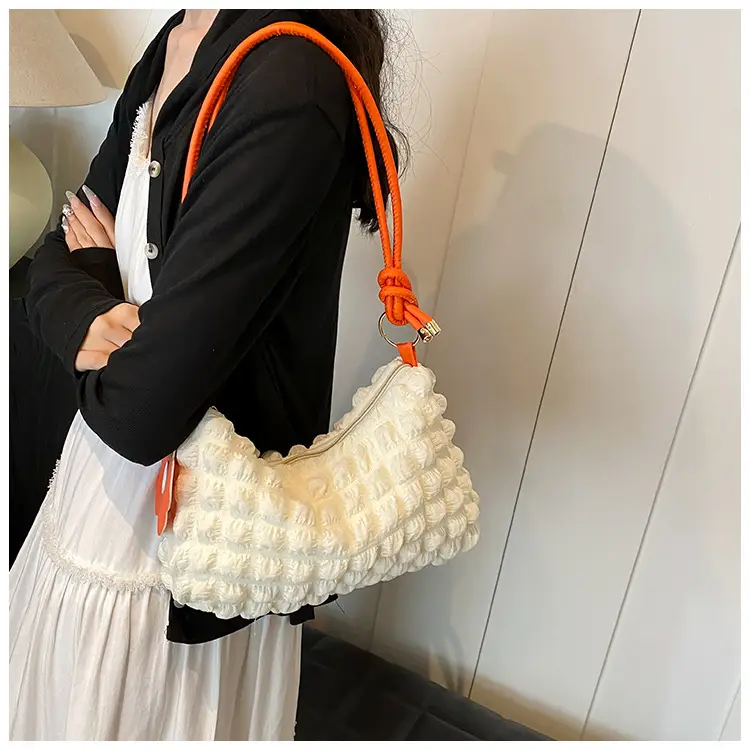 Trendy Bubble Shoulder Bag Green Strap Women's 2024 — feature 10
