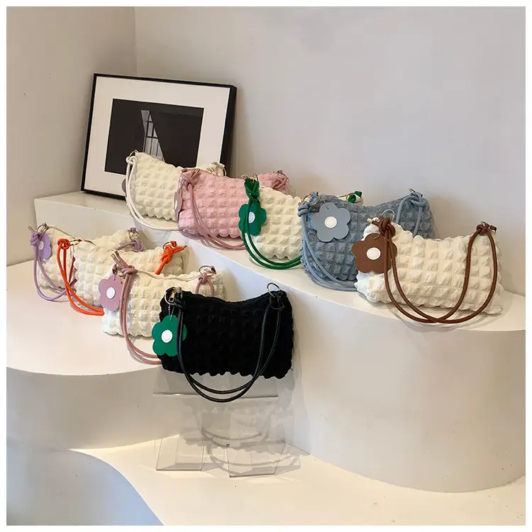 Trendy Bubble Shoulder Bag Green Strap Women's 2024 — feature 42