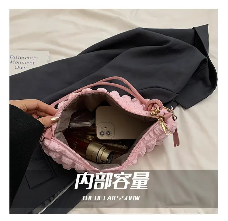 Trendy Bubble Shoulder Bag Green Strap Women's 2024 — feature 5