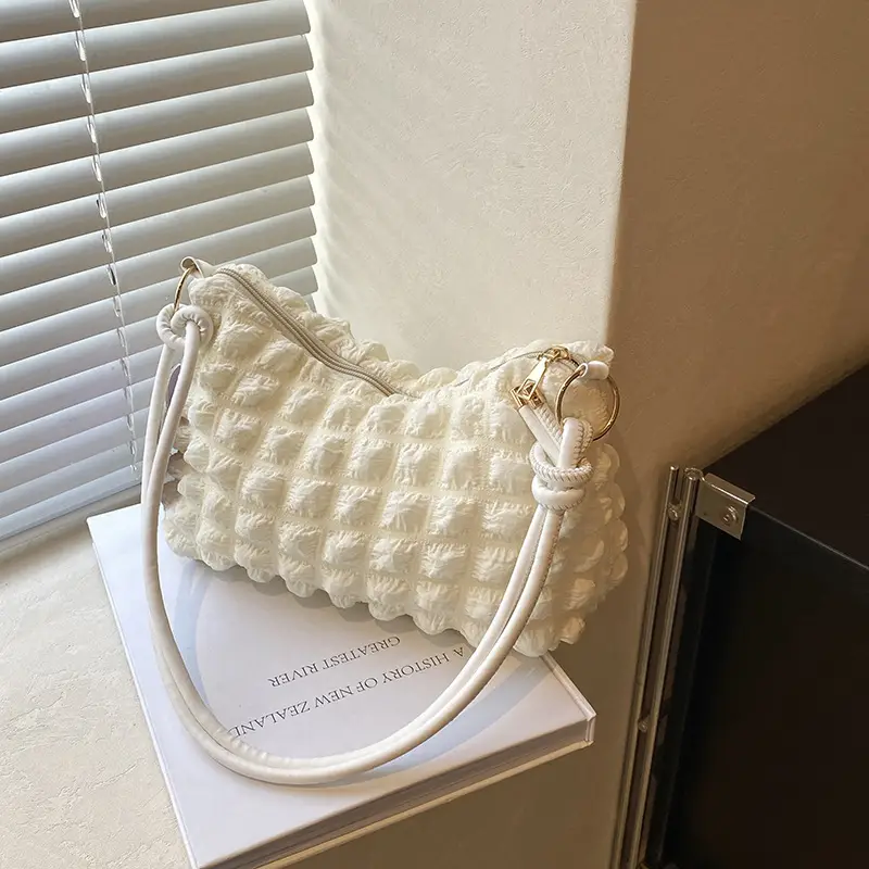 Trendy Bubble Shoulder Bag Green Strap Women's 2024 - Image 4