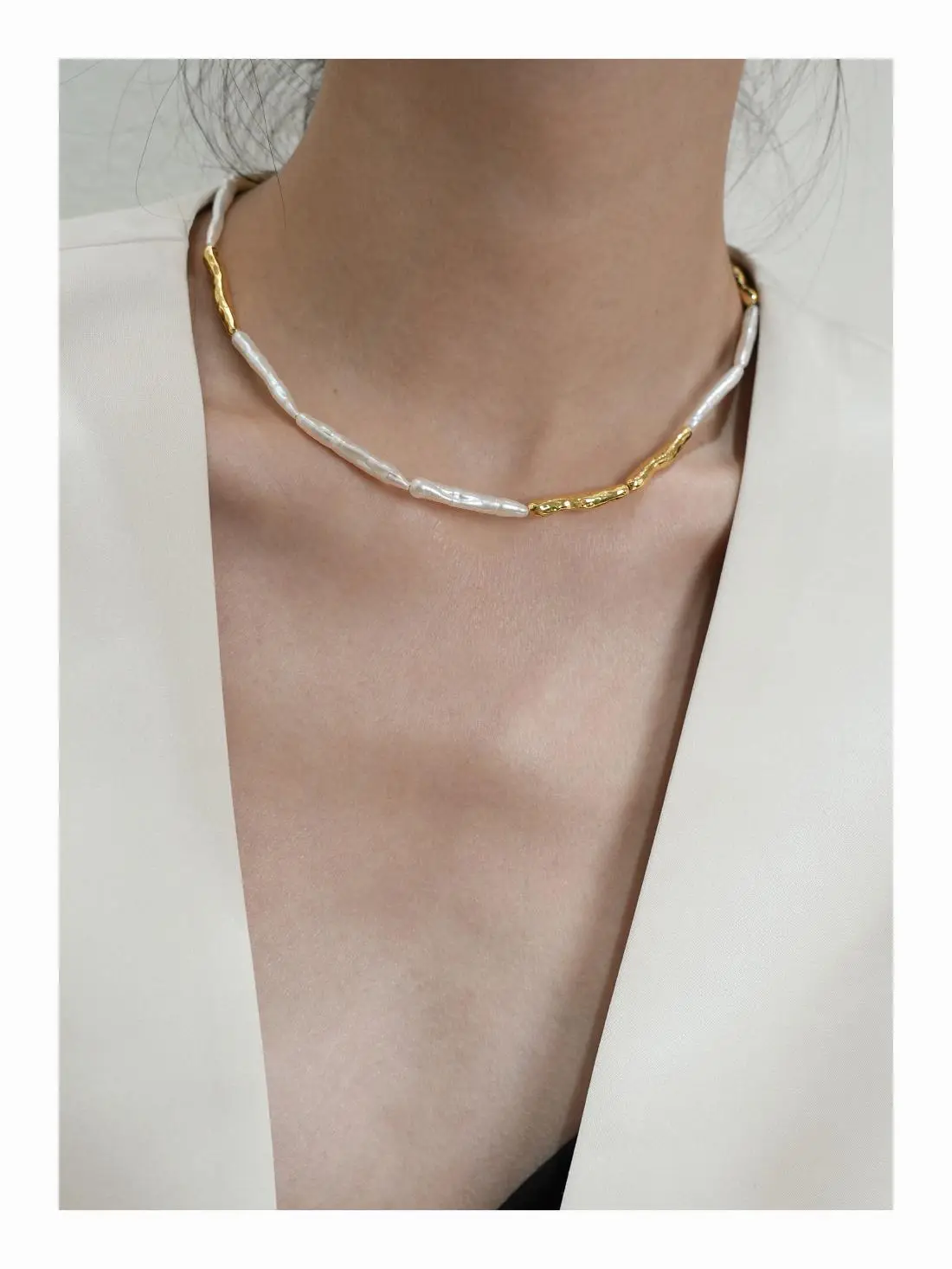 Natural Freshwater Pearl Earrings Gold Plated — feature 1