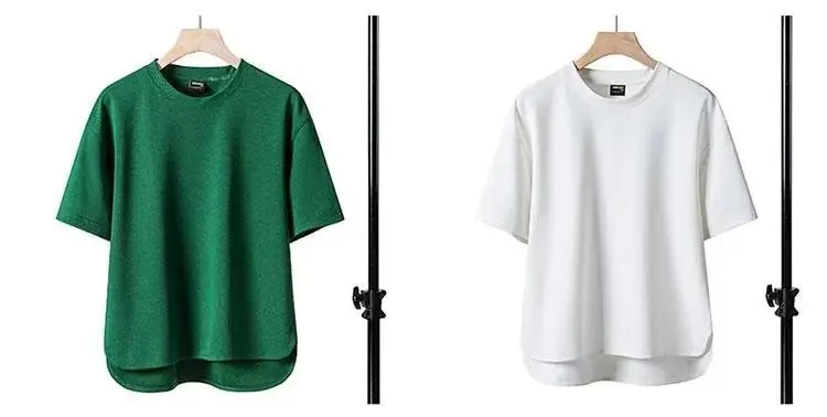 Men's Brown Short Sleeve T-Shirt Loose Casual Summer Wear — feature 15