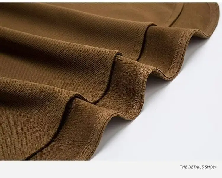 Men's Brown Short Sleeve T-Shirt Loose Casual Summer Wear — feature 22