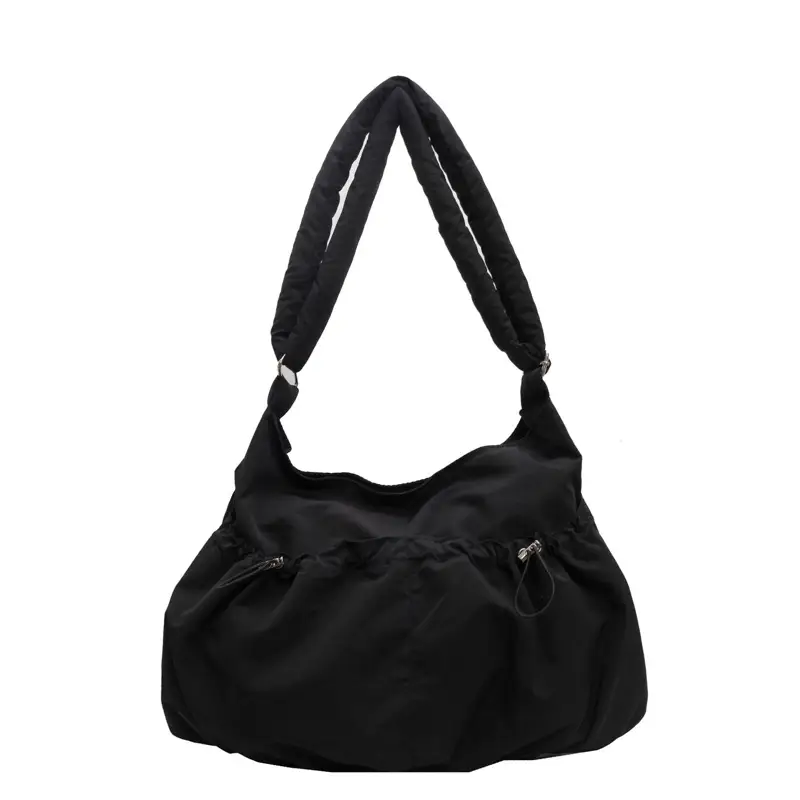 Pleated Crossbody Bag Women Spring Summer School Car Stitch - Image 5
