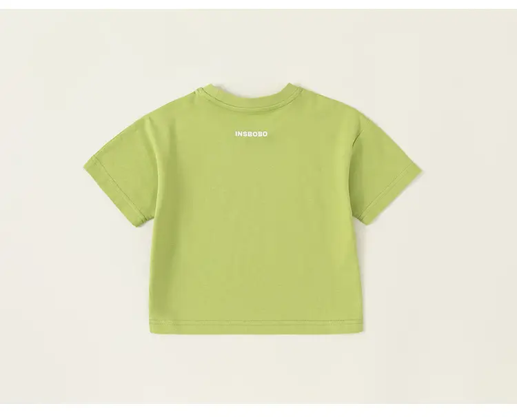 Baby T-Shirt White Green Letter Print Summer 2026 — feature 20