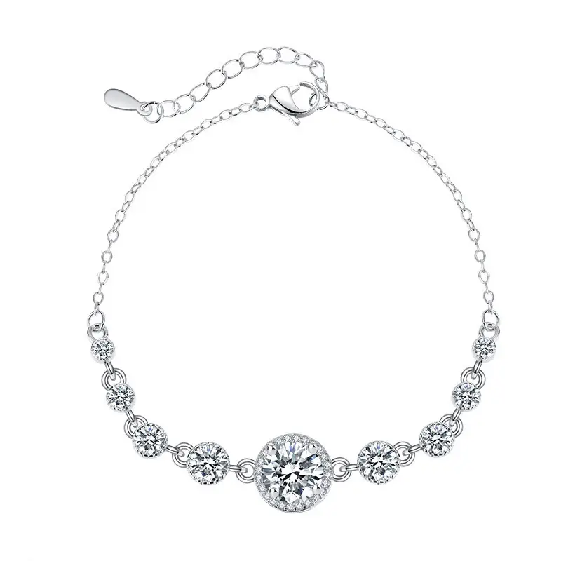 2 Karat Princess Square Bracelet for Women — feature 12
