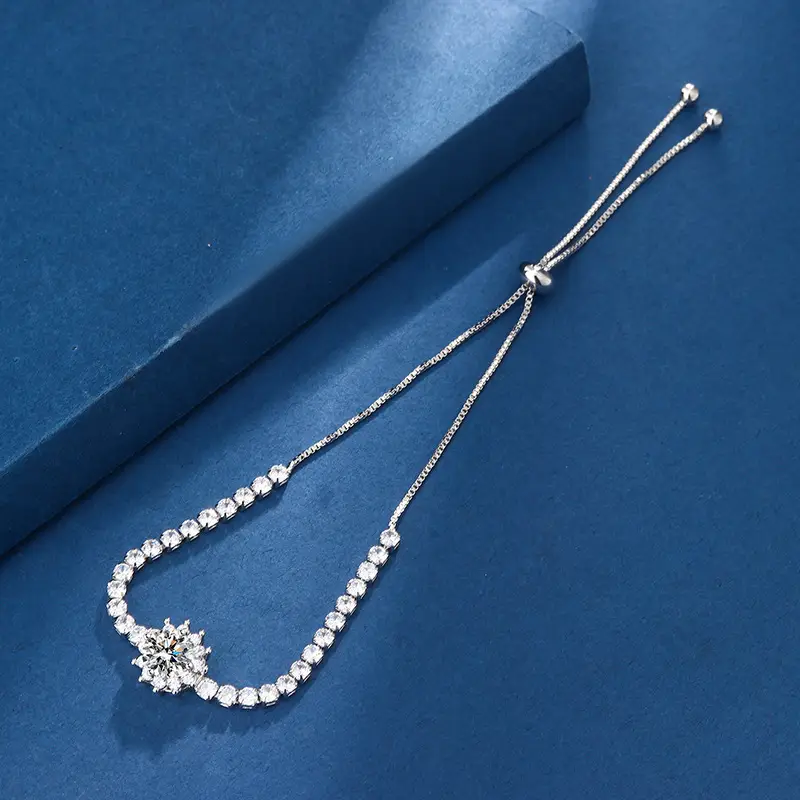 2 Karat Princess Square Bracelet for Women — feature 15
