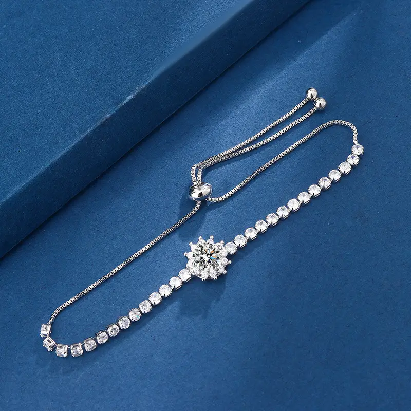 2 Karat Princess Square Bracelet for Women — feature 16
