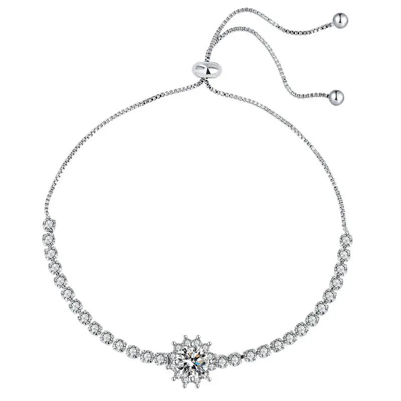 2 Karat Princess Square Bracelet for Women — feature 17