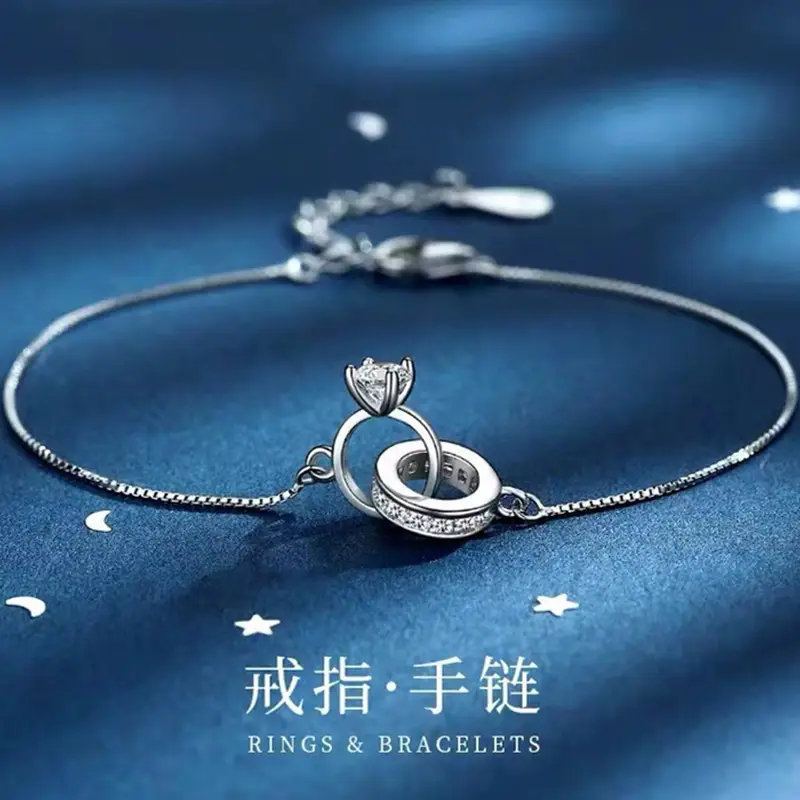 2 Karat Princess Square Bracelet for Women — feature 20