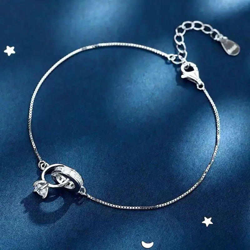 2 Karat Princess Square Bracelet for Women — feature 21
