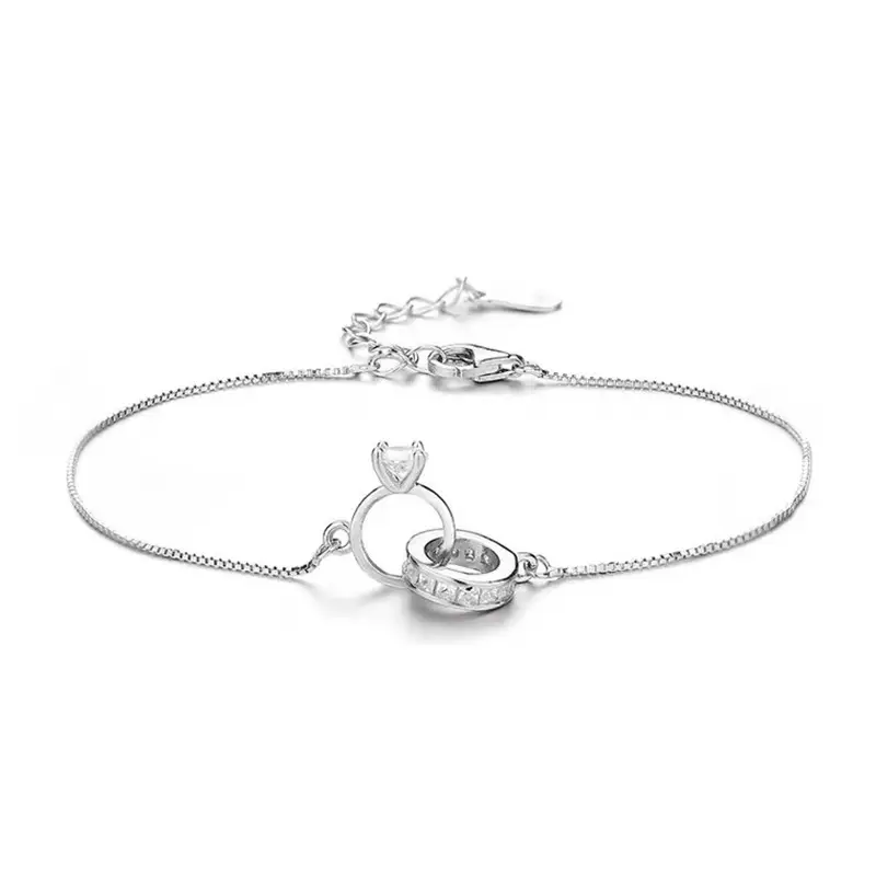 2 Karat Princess Square Bracelet for Women — feature 22
