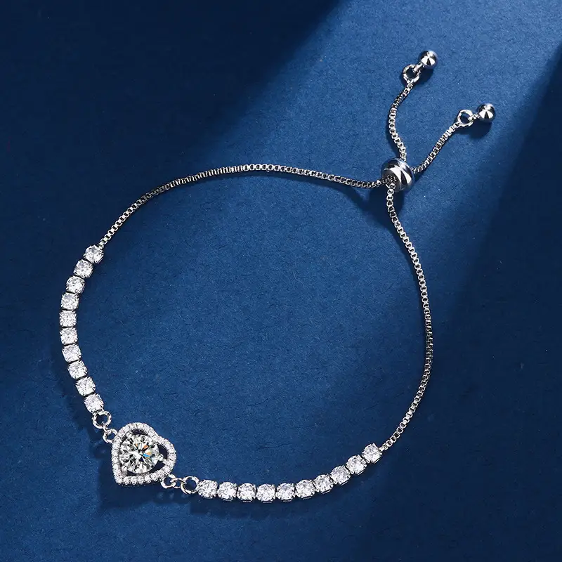2 Karat Princess Square Bracelet for Women - Image 3