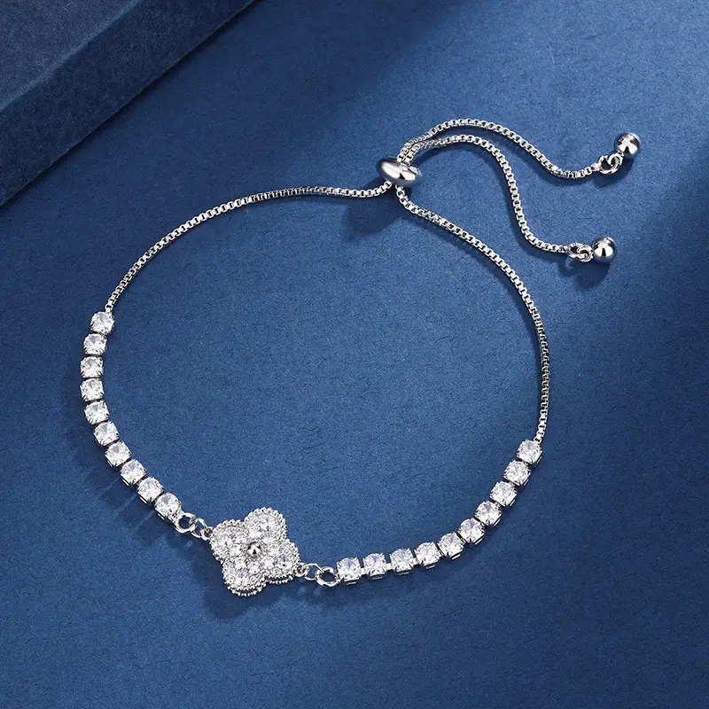 2 Karat Princess Square Bracelet for Women - Image 6