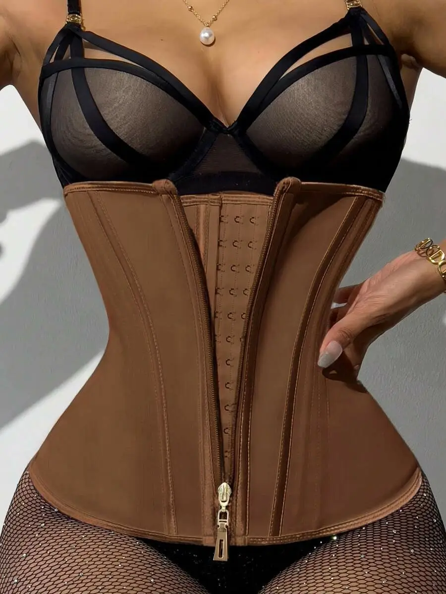 New Arrival Sports Waist Tight Belt Zipper Hourglass Plastic Belt Women's Waist Seal Latex Shaped Clothes - Image 4