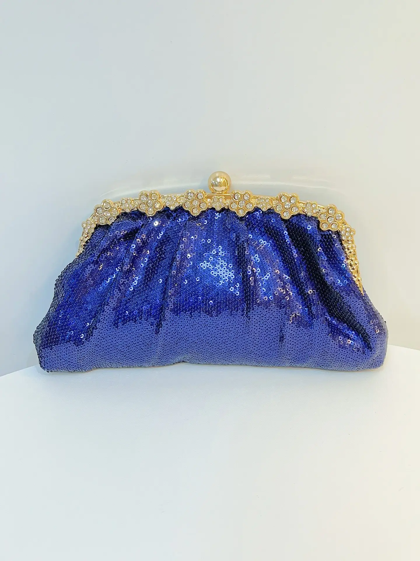 Blue Crystal Crossbody Clutch for Women — feature 12