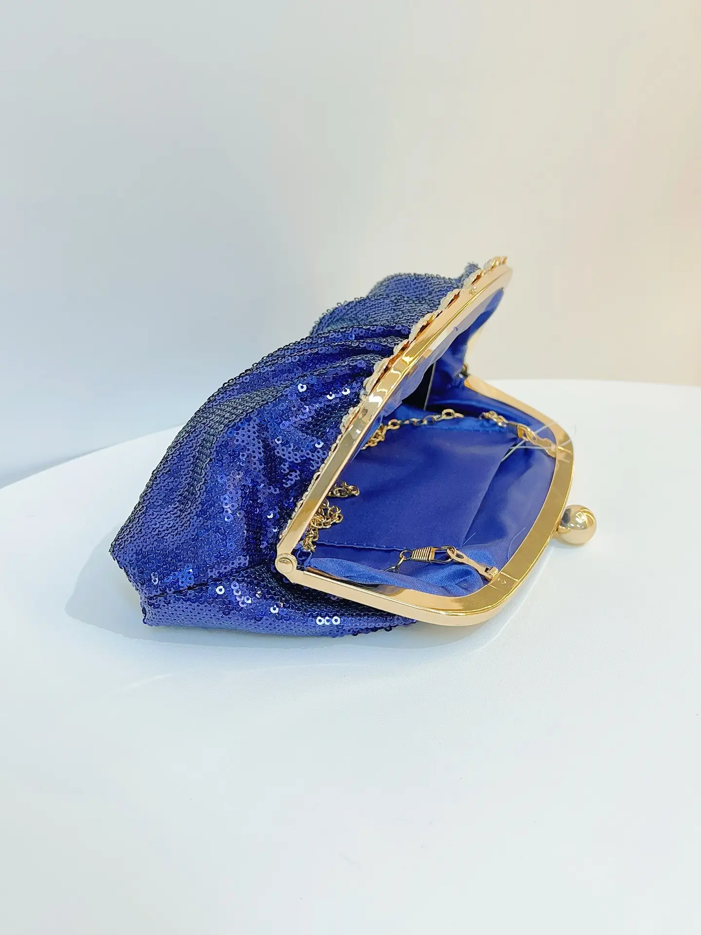 Blue Crystal Crossbody Clutch for Women — feature 13