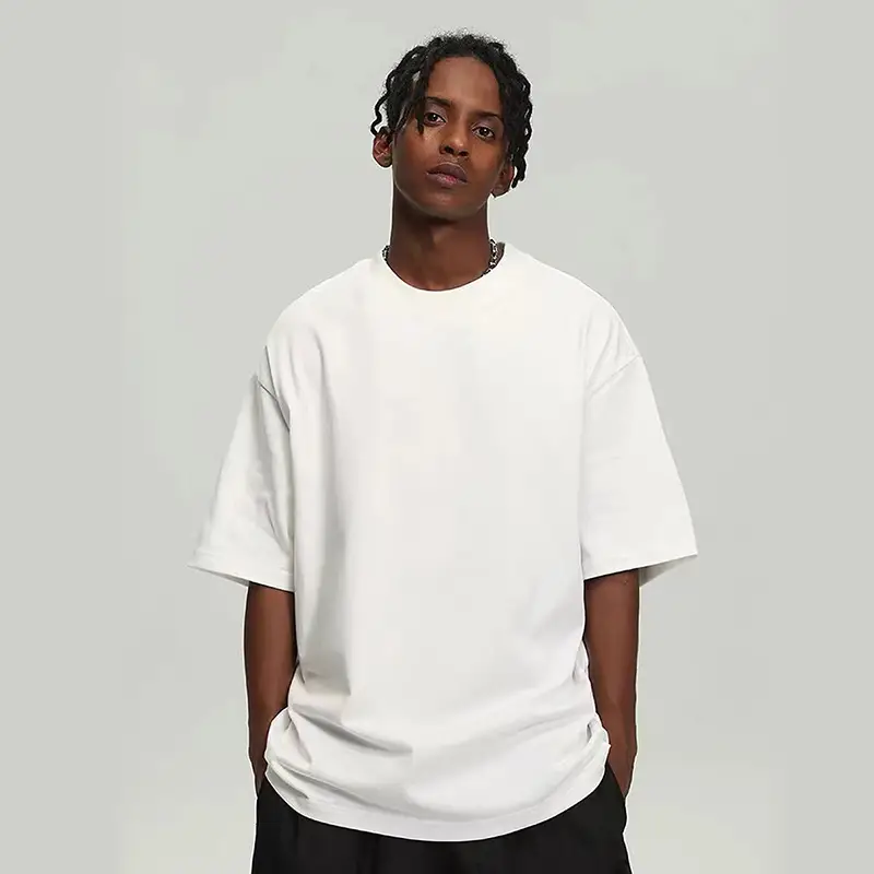 Men's Light Green Shoulder Short Sleeve T-Shirt - Image 11