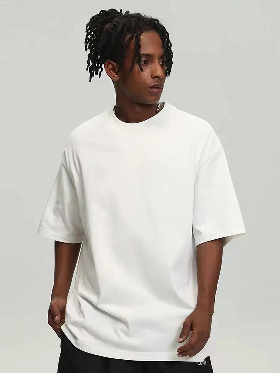 Men's Light Green Shoulder Short Sleeve T-Shirt — feature 1