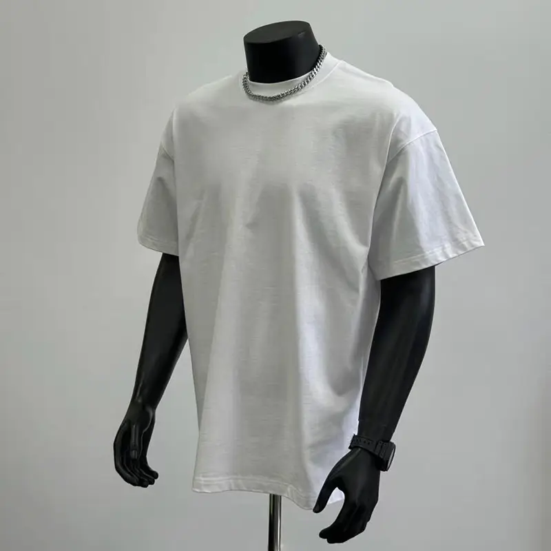 Men's Light Green Shoulder Short Sleeve T-Shirt — feature 4